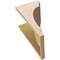 Ekena Millwork 10"W x 10"D x 20"H Wide Hughes Rough Cedar Woodgrain TimberThane Corbel, Primed Tan CORUR10X10X20HUGRCPR - alternate 4